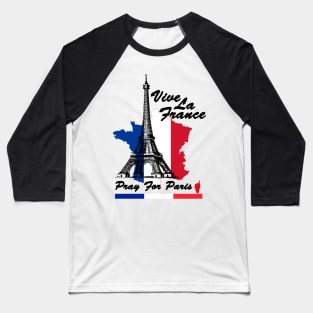 Vive La France Baseball T-Shirt